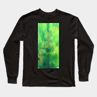 Tall Leaf Spine Painting Long Sleeve T-Shirt